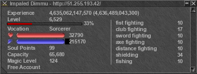 Signature for player Impaled Dimmu